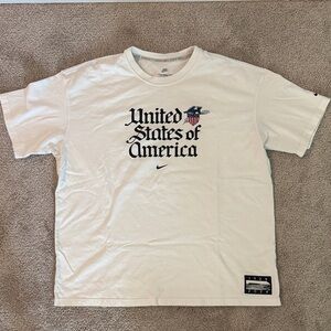 Nike White USA Graphic Tee
